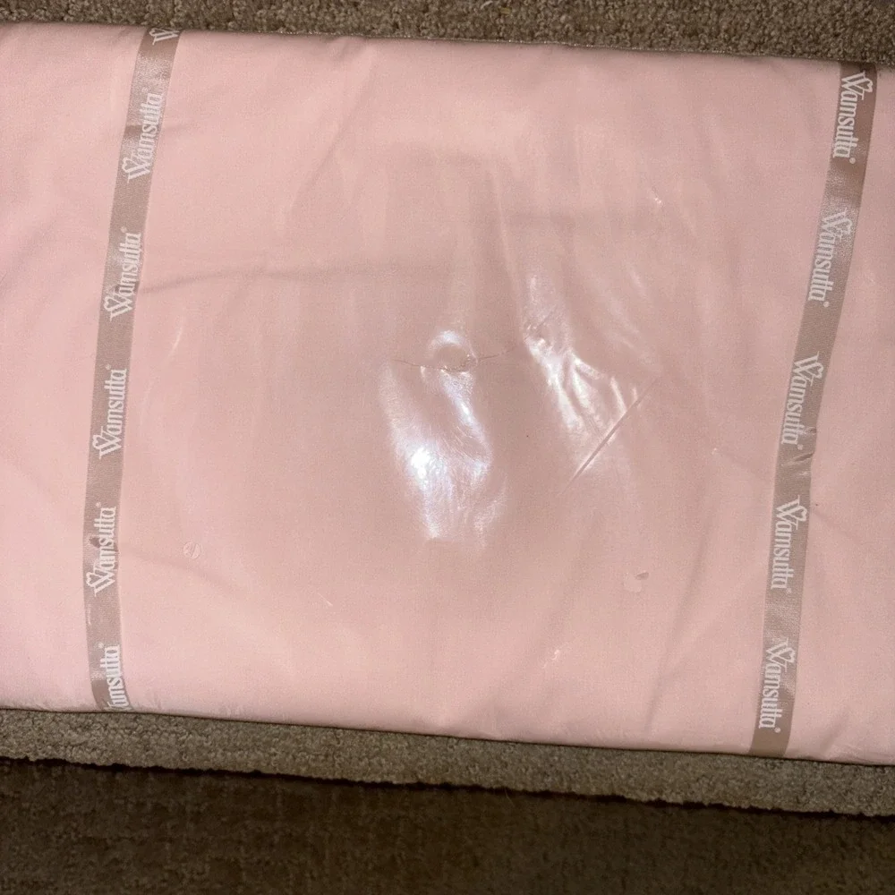 Vintage Christian Dior Wamsutta Supercale Plus twin pink  Flat Sheet‎ NEW SEALED